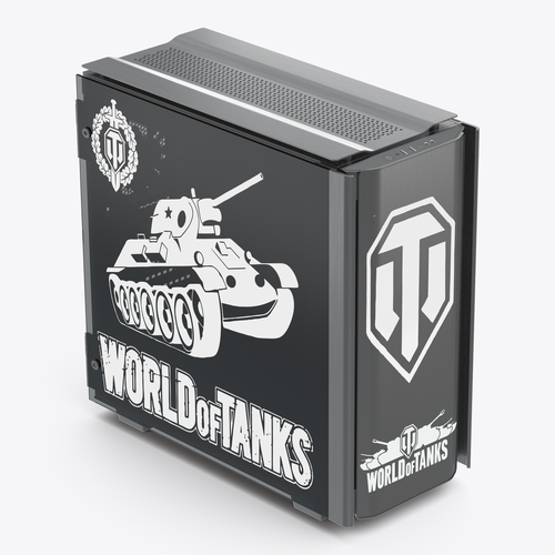 Наклейка на компьютер World of Tanks наклейка на карту world of horror игра