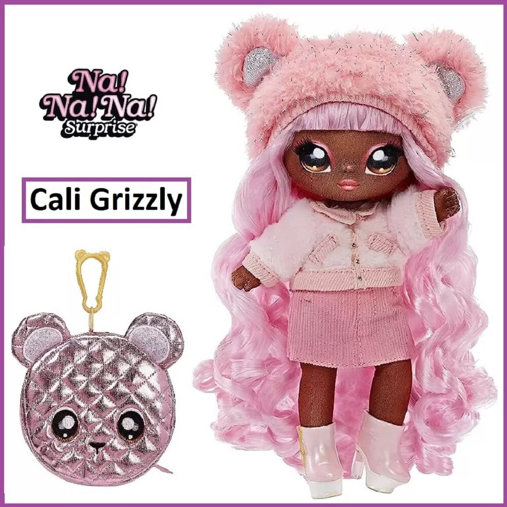 Кукла Na! Na! Na! Surprise 2 в 1 Glam Series - Cali Grizzly, 19 см, 575351