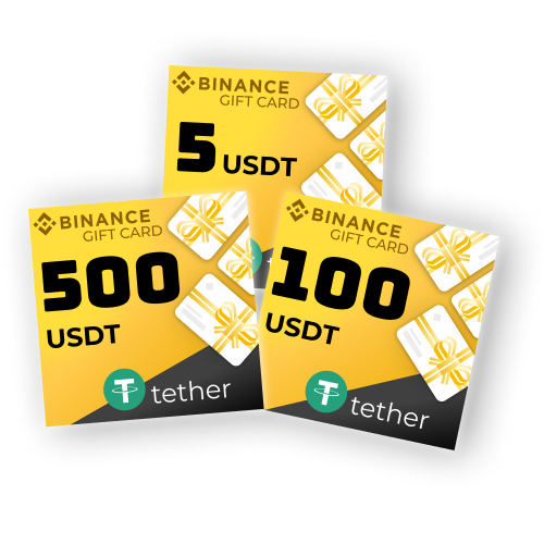 Gift Card Код для пополнения Binance 5 USDT 90000₽
