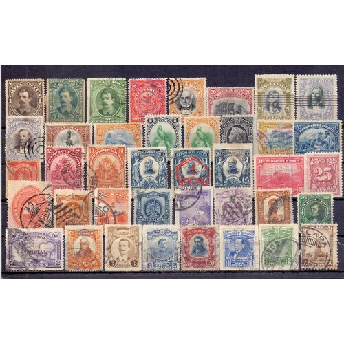 Почтовые марки Центральная и Северная Америка1875-1935 год. Разное. Интересная подборка. Набор 40 штук. почтовые марки австрии1890 1955 год разное интересная подборка набор 39 штук