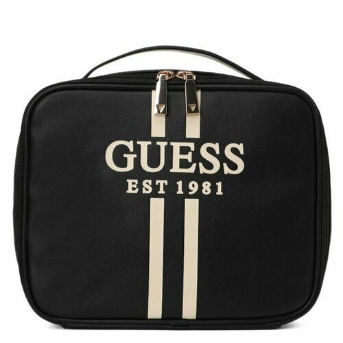 Косметичка GUESS, 9х22х27 см, черный