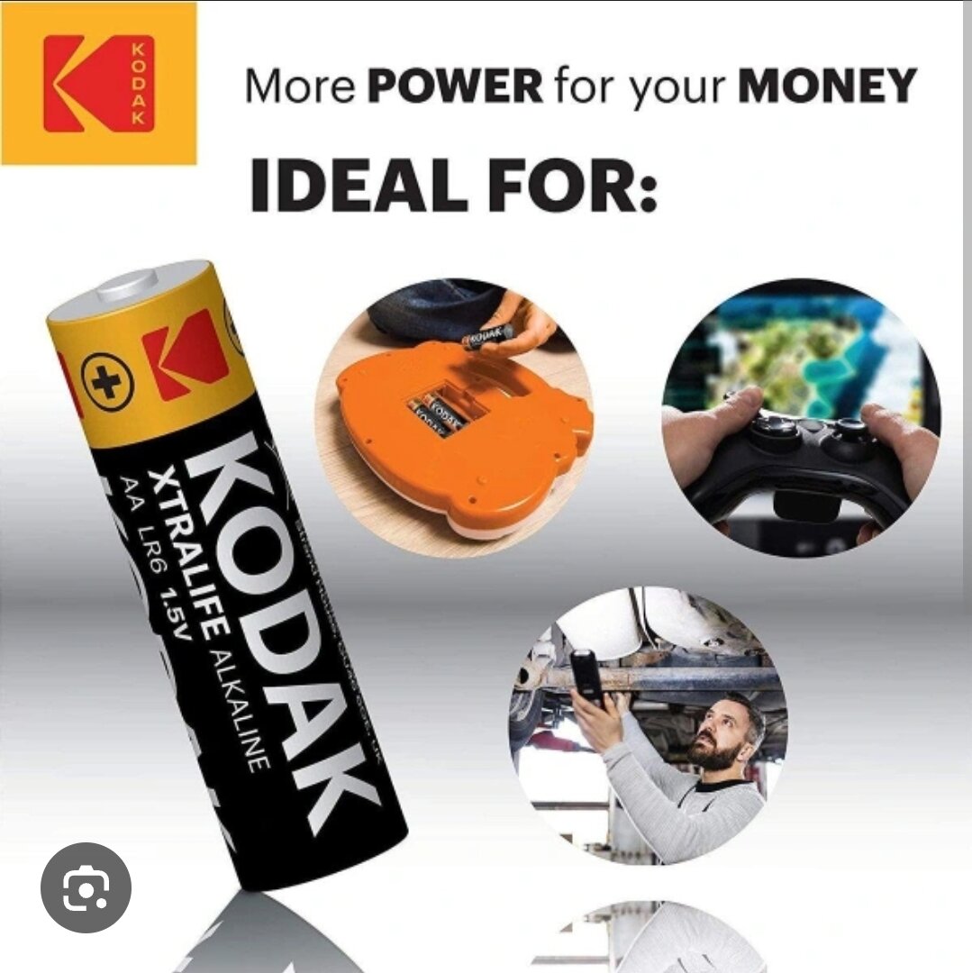 Батарейки кодак, щелочные не солевые! Kodak XTRALIFE, мизинчиковые! AAA/LR03/Alkaline 1.5V.