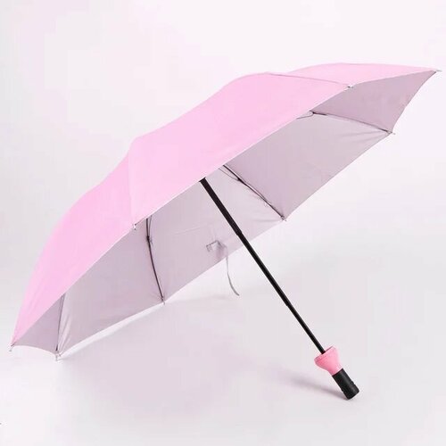 зонт складной женский ferre 694 au hearts white Зонт розовый