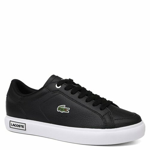 Кеды LACOSTE, размер 36, черный кроссовки lacoste powercourt black off white