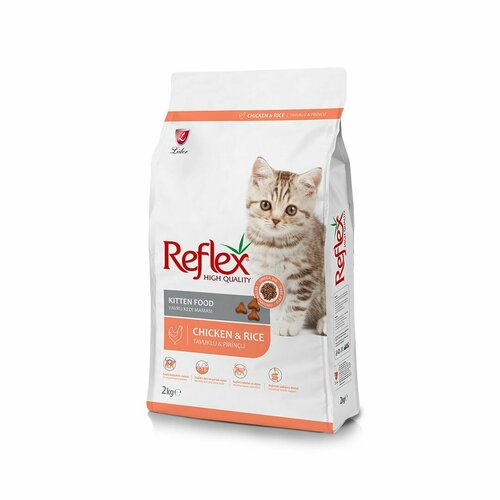 Reflex Сухой корм для котят с курицей и рисом, 2 кг