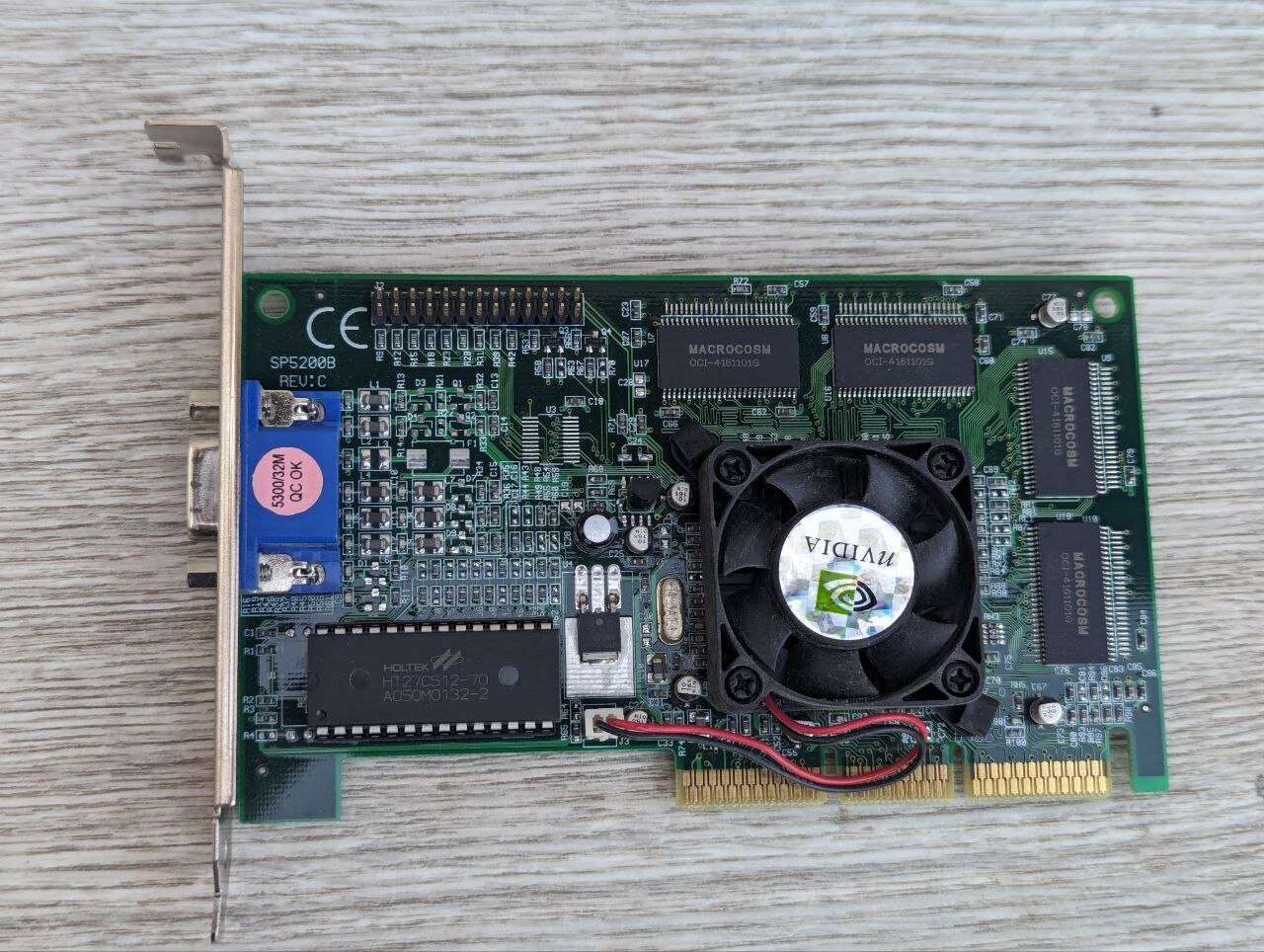 Видеокарта AGP Nvidia Riva TNT2 M64 SP5300, 32Мb (VGA)