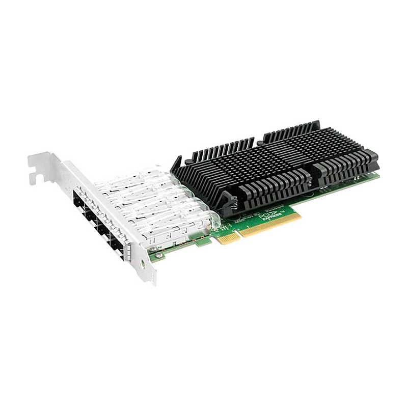 Сетевая карта LR-Link LRES1027PF-4SFP28, 4 порта SFP28 25 Гбит/с, PCIe 3.0 x8 LRES1027PF-4SFP28