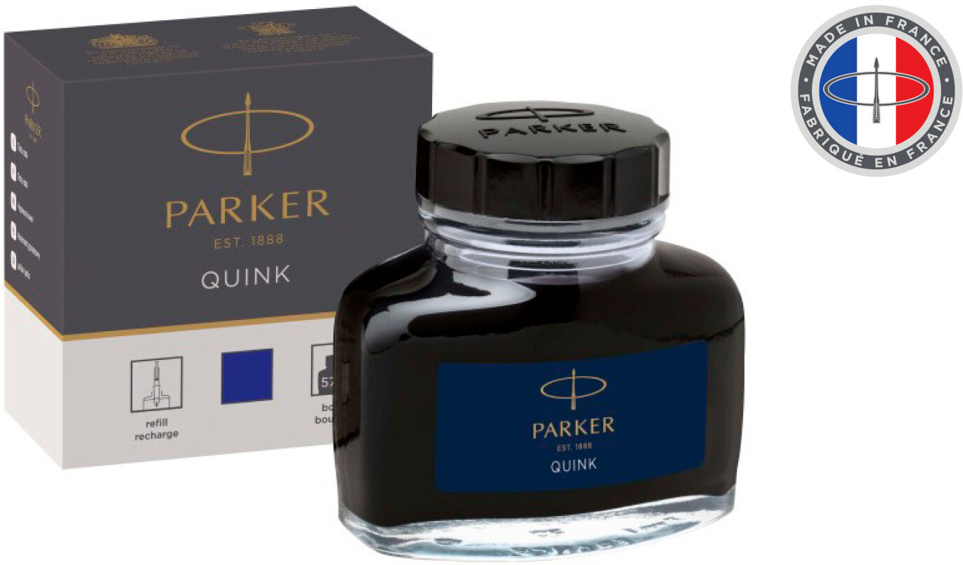 Флакон с чернилами Parker Quink Ink Z13 (CW1950376) синие чернила 57мл для ручек перьевых