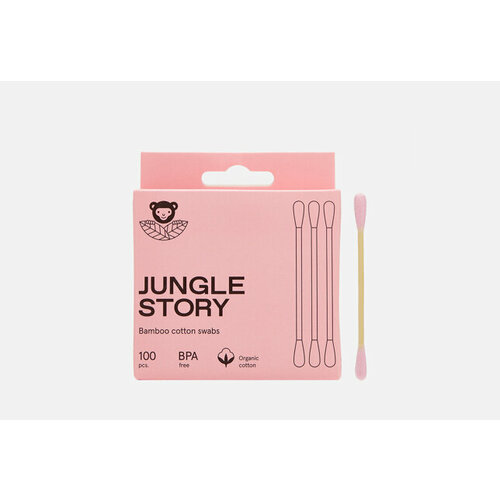 Ватные палочки Bamboo cotton buds Pink