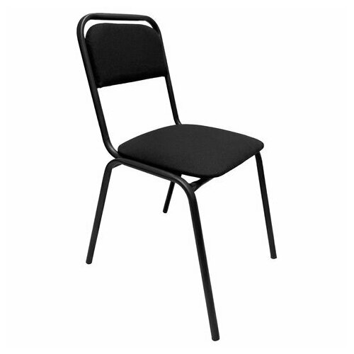 Стул для посетителей РС42, черный каркас, ткань черная
