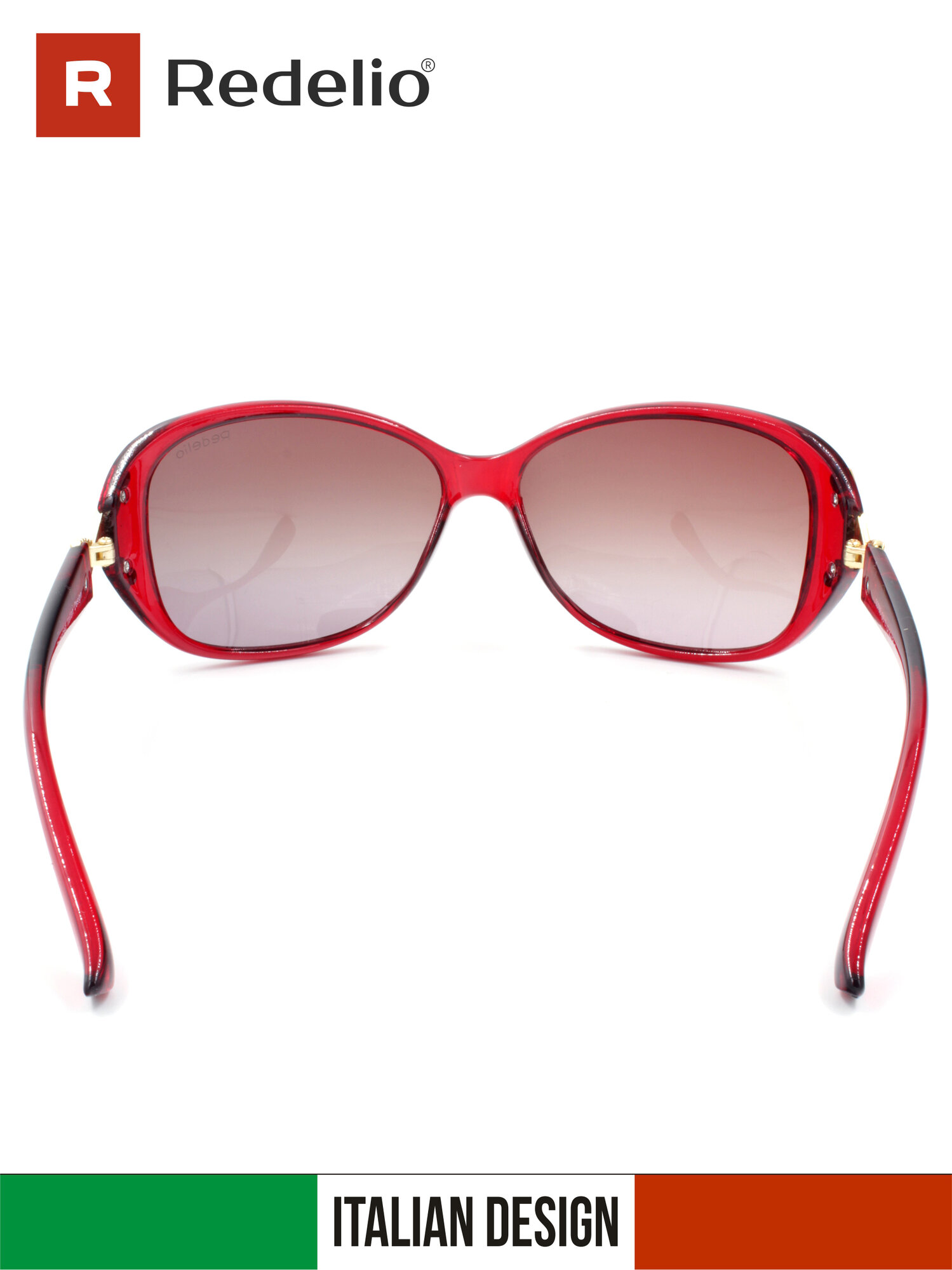 Солнцезащитные очки Redelio, бордовый — фото 1