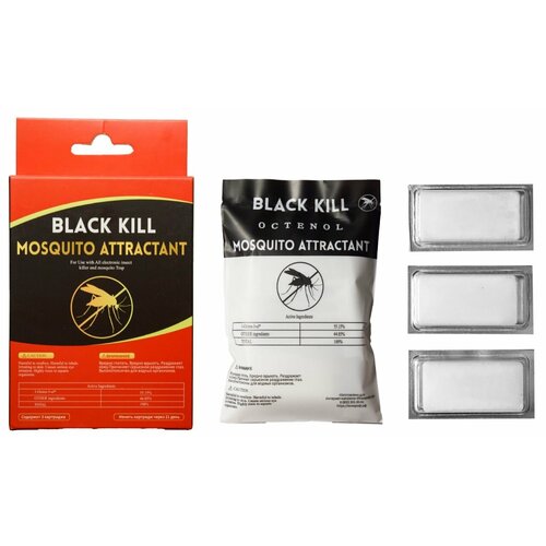 Приманка для уничтожителей комаров и мошки Octenol Black kill (3 шт.)
