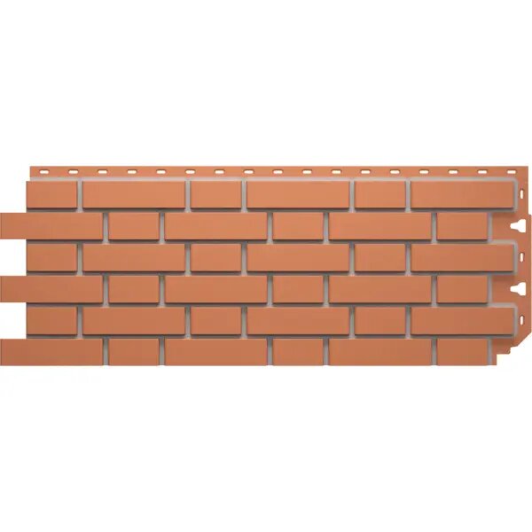 фото Фасадная панель Docke Dacha Кирпич гладкий красный 0.46 м?