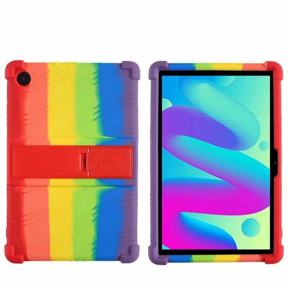 Силиконовый чехол для TCL Tab 10 HD 4G (9160G1, 9161G), TCL Tab 10L (8491X) (разноцветный)