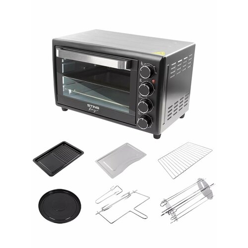 Духовка электрическая настольная вертел шашлычница 30 л 11689₽