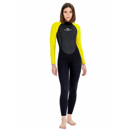 Гидрокостюм женский Scorpena Hawaii 3 мм желтый