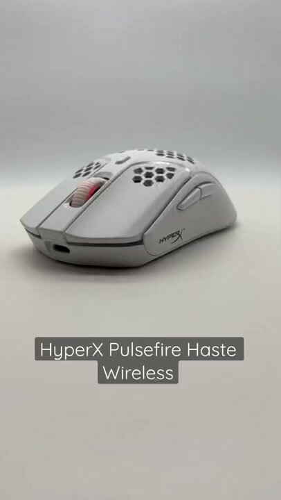 Беспроводная Игровая мышь HyperX Pulsefire Haste Wireless White (4P5D8AA) белый — фото 1