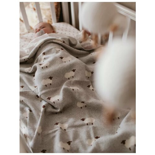 Плед для новорожденных хлопковый размер 100х80 см.