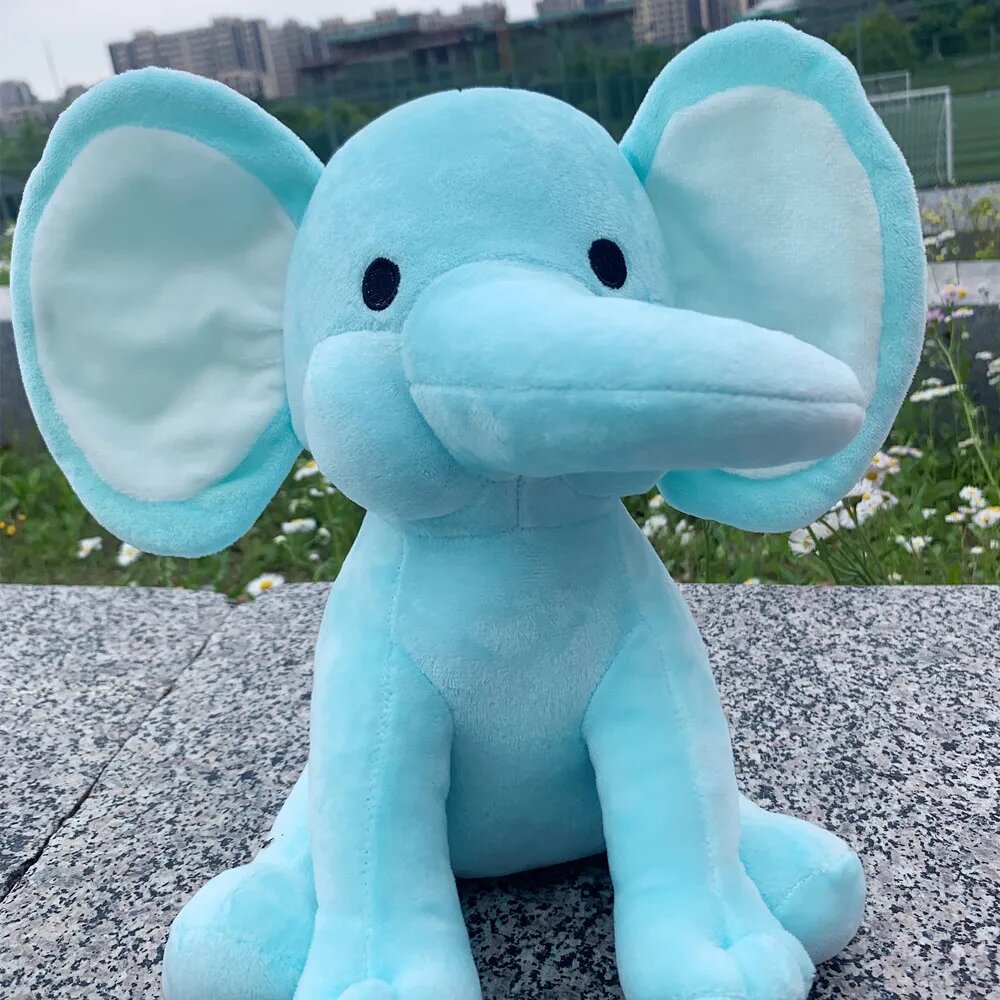 Мягкая игрушка слон белый, Around 25cm, Светло-голубой, Унисекс