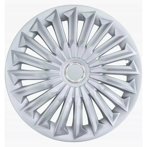 Колпаки колесные R17 Joy Ring серебристые комплект 4 шт