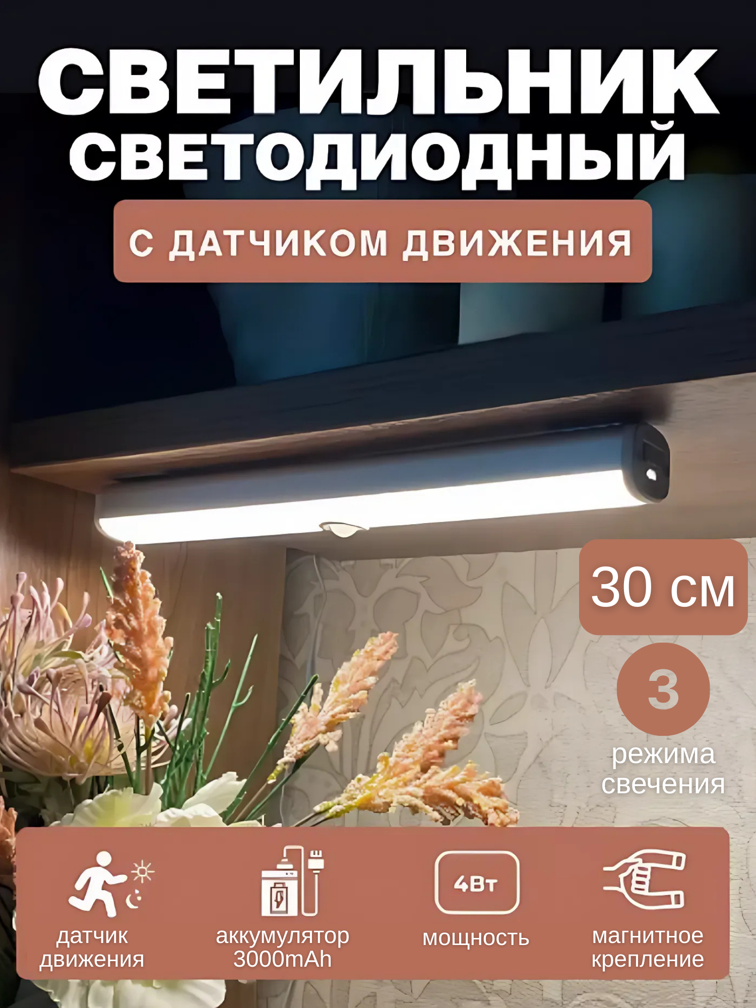 Лампа с датчиком движения