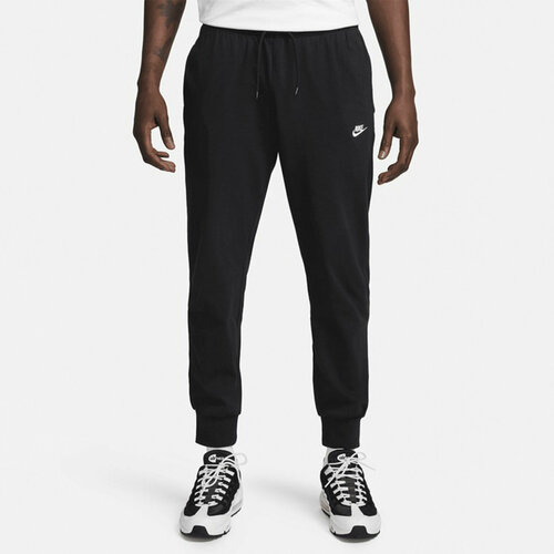 фото Брюки джоггеры nike knit jogger, размер 44-46, черный