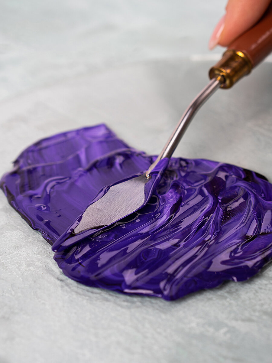 Мастихин универсальный Малевичъ, деревянная ручка, SIMPLE-LINE 3-1 — фото 1