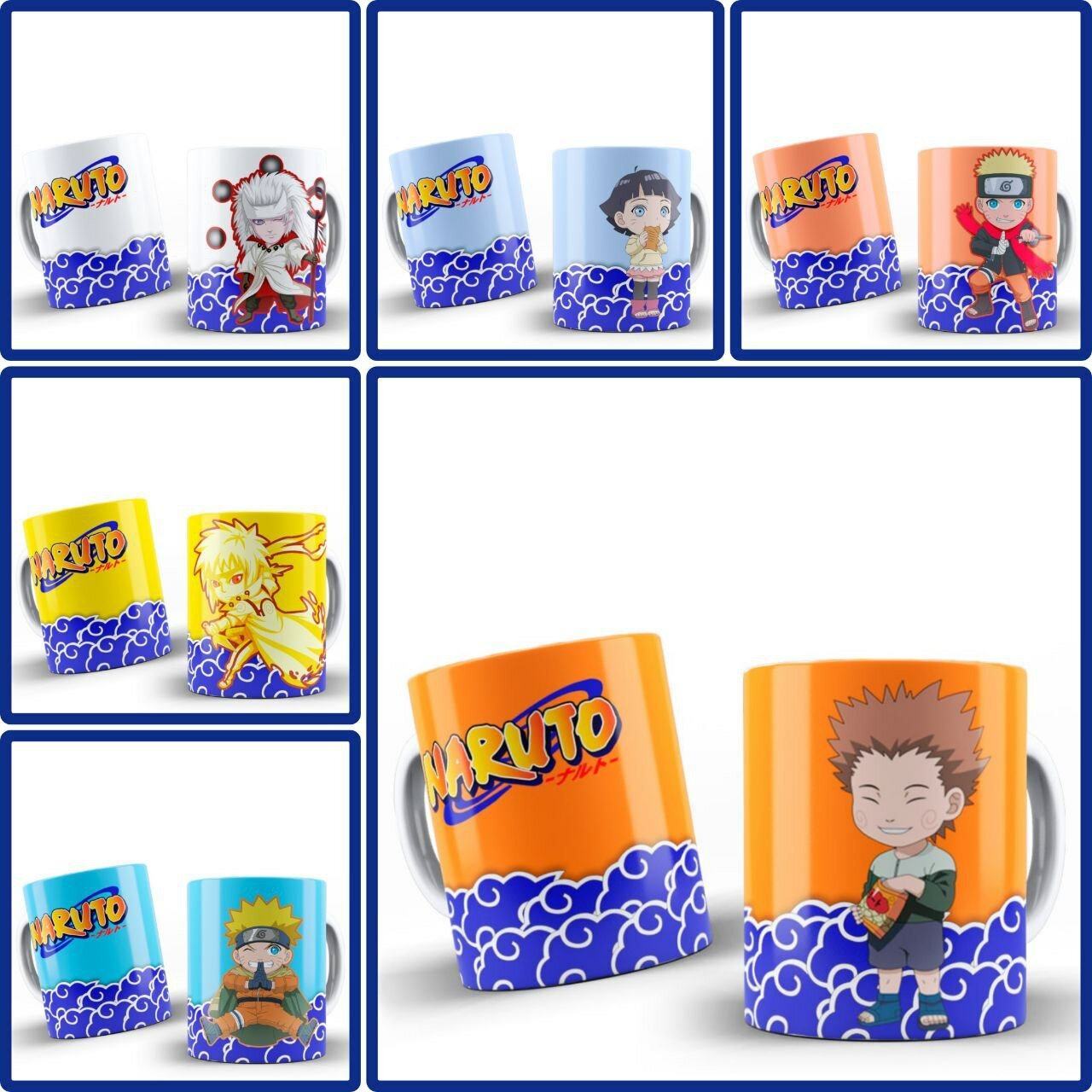 Кружка "Наруто" , керамическая, яркий принт, для поклонников аниме — фото 1