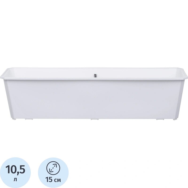 Ящик балконный Basil 60см (белый)221600729/01