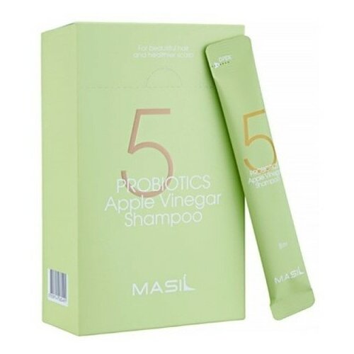 Купить MASIL 5 Probiotics Apple Vinegar Shampoo Stick Pouch Набор шампуней для волос от перхоти (8мл*20шт)