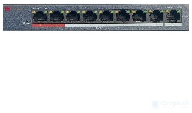 Hikvision Ds-s908pb Неуправляемый PoE-коммутатор 630300₽