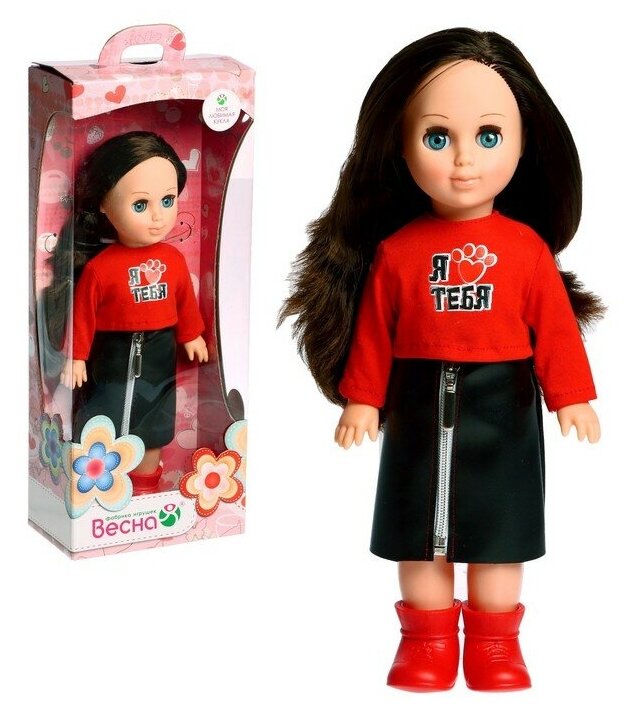 Весна-Киров Кукла «Алла Red&Black», 35 см