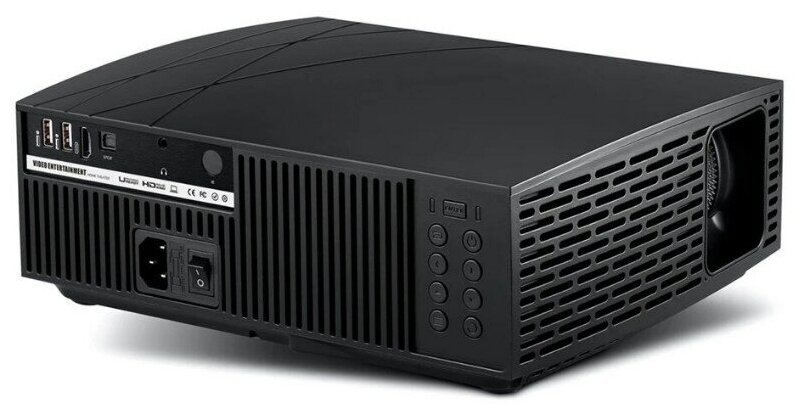 Проектор мультимедийный Unic F20 Wi Fi Портативный светодиодный видеопроектор Full HD 1080 LED 4800 Lm Домашний кинопроектор для фильмов и дома