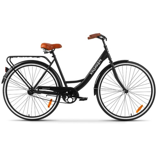 Велосипед 28 Krakken MORGAN черный с коричневым сидением 1789000₽