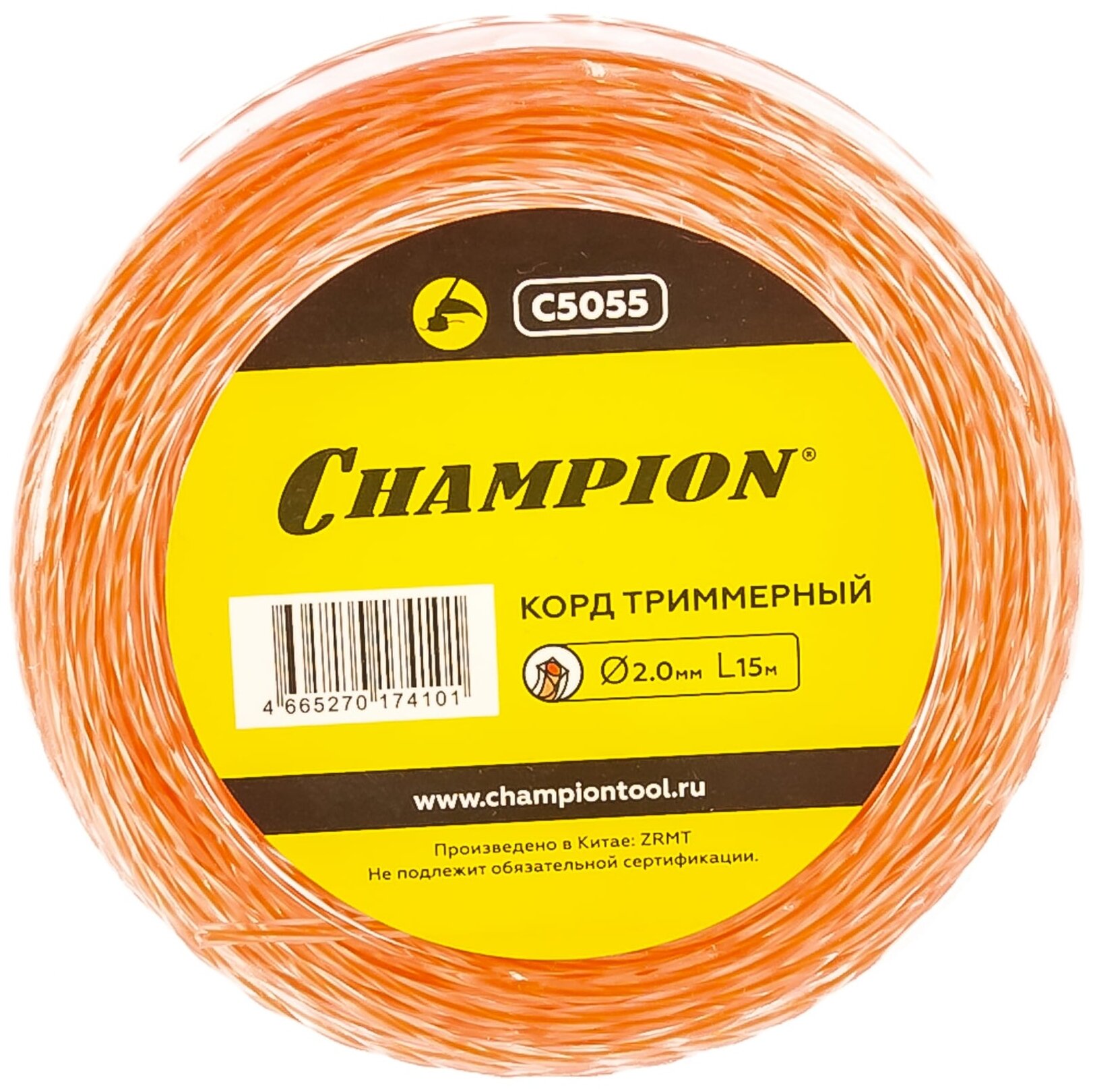 Леска (корд) CHAMPION C5055 Square Twist DUO 2 мм