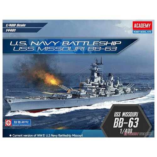 14401 Academy Линкор USS Missouri BB-63 (1:400)