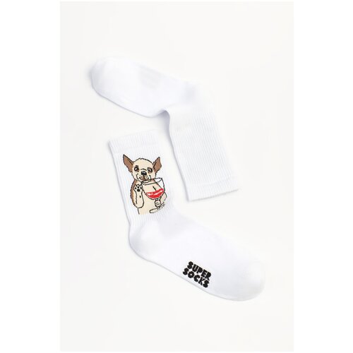 фото Носки с принтом super socks чихуахуа с винишком