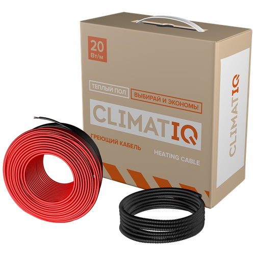 Греющий кабель для теплого пола CLIMATIQ CABLE 60 m
