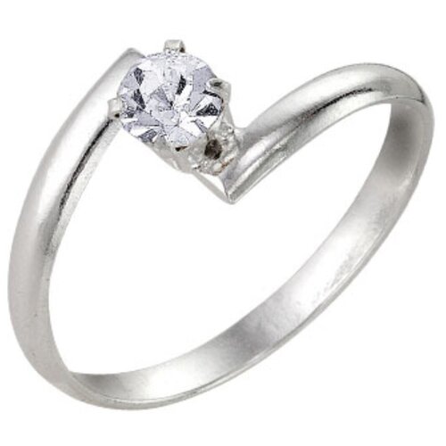 фото Кольцо красная пресня "крошка", посеребрение, цвет белый, 19 размер magic store