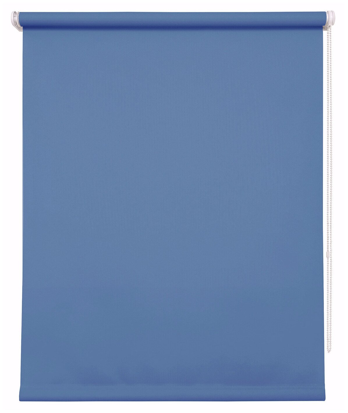 Рулонная штора 160х175 Плайн голубой - фотография № 7