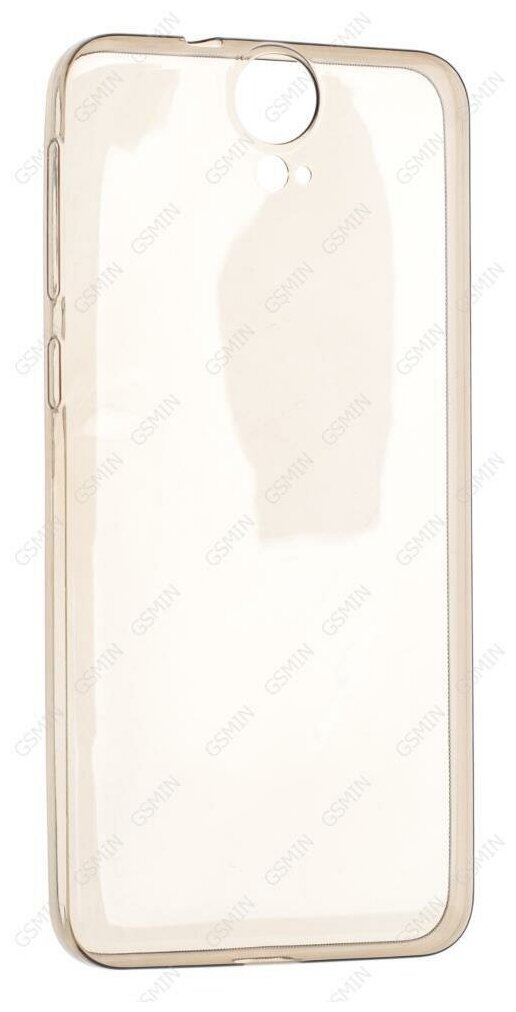 Чехол силиконовый для HTC One E9/E9+ TPU (Прозрачно-Черный)