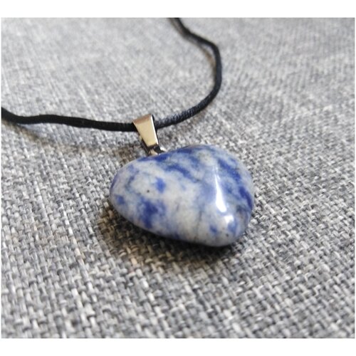 Кулон Сердце, Содалит, натуральный камень, mr.Sh