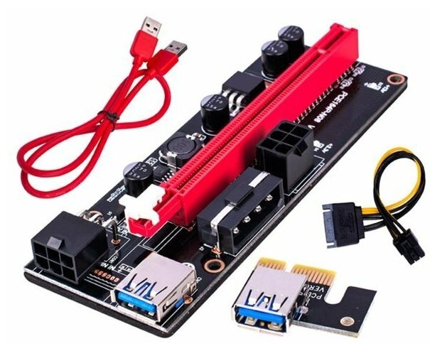 Райзер для видеокарты/ Riser Ver009S Usb 3.0 PCI-E