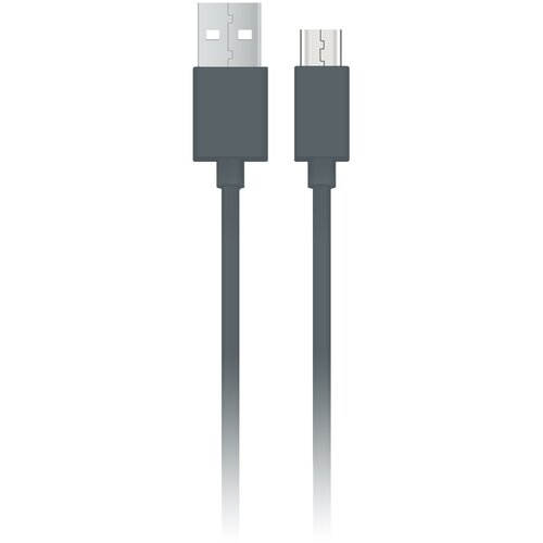 BoraSCO Дата-кабель USB - Micro USB, 0,2м, серый, BoraSCO