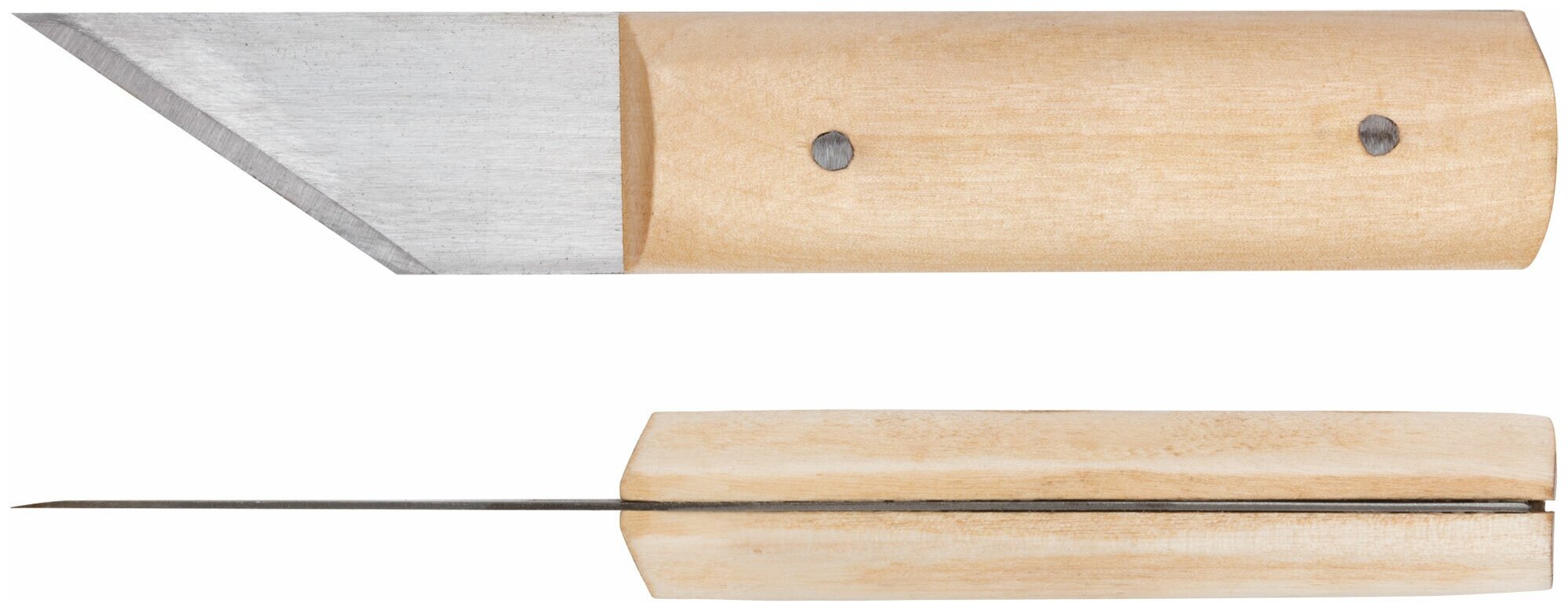 Нож сапожный деревянная ручка 175 мм