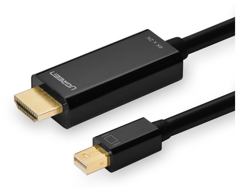 Кабель Ugreen Mini DP-HDMI 4K, 3 м, черный (10455)