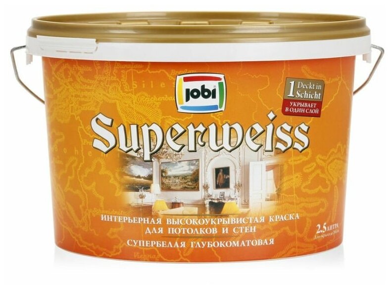 Краска акриловая Jobi Superweiss