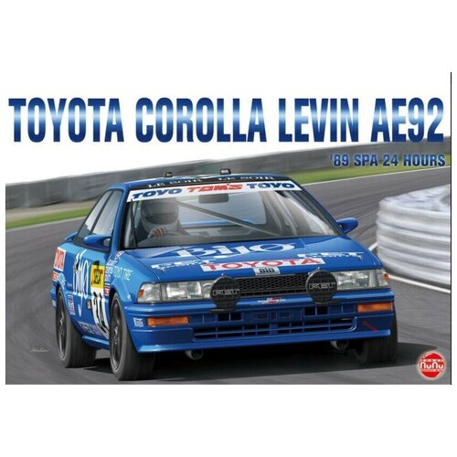 NuNu Сборная модель Автомобиль Toyota Corolla Levin AE92 89 SPA 24 Hours, 1/24 nu 24025 nunu model kit автомобиль toyota corolla levin ae92 1 24