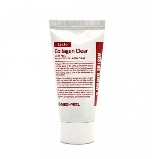 MEDI-PEEL Пенка для умывания Aesthe Derma Lacto Collagen Clear, 28 гр (миниверсия)
