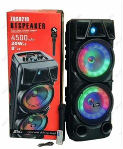 Портативная колонка BT SPEAKER ZQS-8210, черная